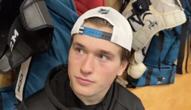 Celebrini Back at Practice: Talks Hanging Out With Misa, Olympic Buzz, Sophomore Hype