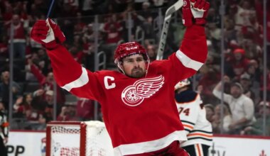 Dylan Larkin of the Detroit Red Wings