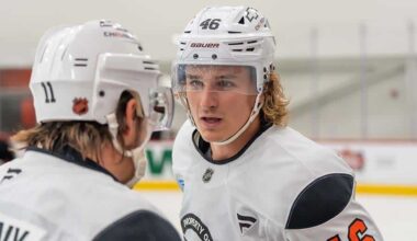 Philadelphia Flyers Trevor Zegras