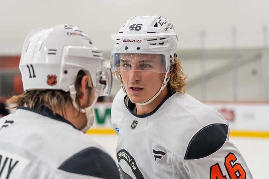 Philadelphia Flyers Trevor Zegras