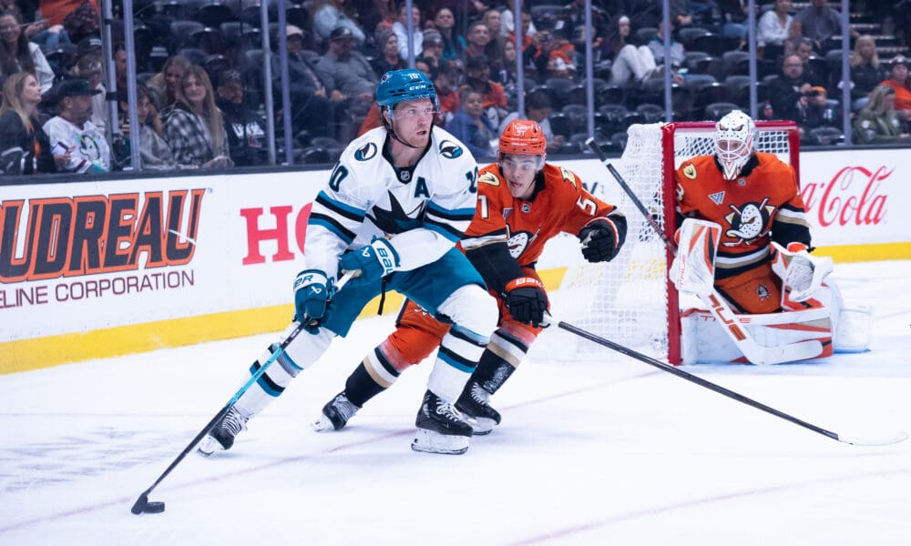 Overmatched Sharks Show Pluck, But Lose 3-2 to Ducks