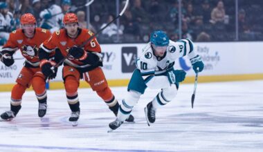 Sharks Locker Room: Dellandrea Makes Statement