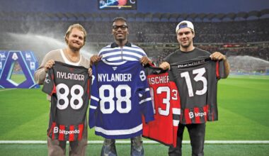 The NHL and Serie A had a crossover event in the run-up to the Milan-Cortina Olympics