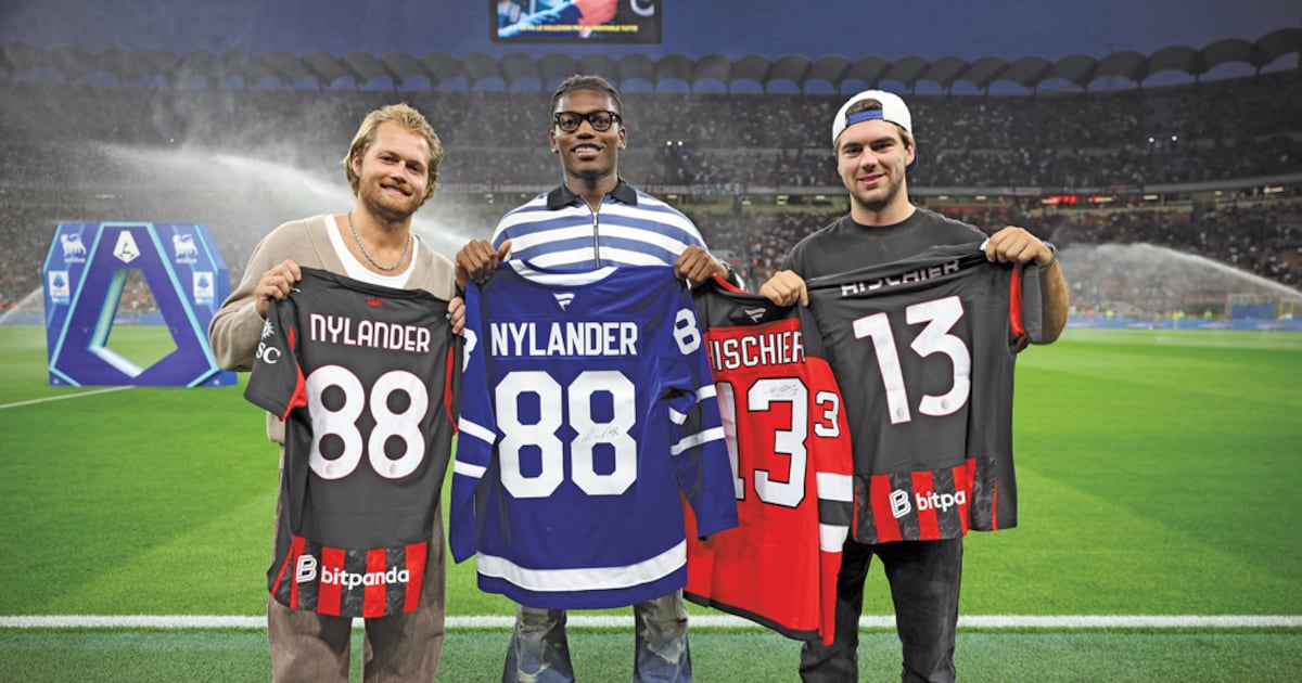 The NHL and Serie A had a crossover event in the run-up to the Milan-Cortina Olympics