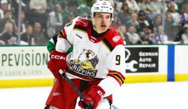 Detroit Red Wings prospect Emmitt Finnie