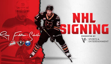 VP Sports & Entertainment presents: Former WHL Humanitarian of the Year Fiddler-Schultz signs with Buffalo Sabres