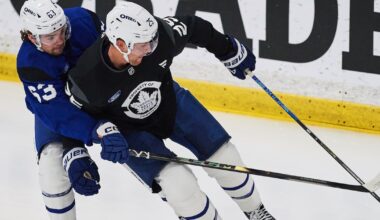 Maccelli gets first look beside Matthews on Leafs first line