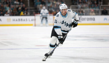 Utah Hockey Club forward Dylan Guenther injury...