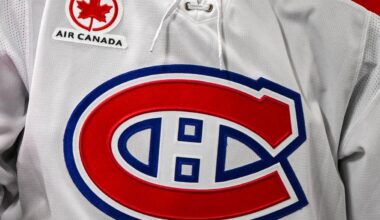 Montreal Canadiens logo vs the San Jose Sharks