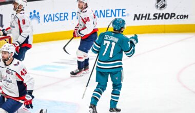 San Jose Sharks forward Macklin Celebrini