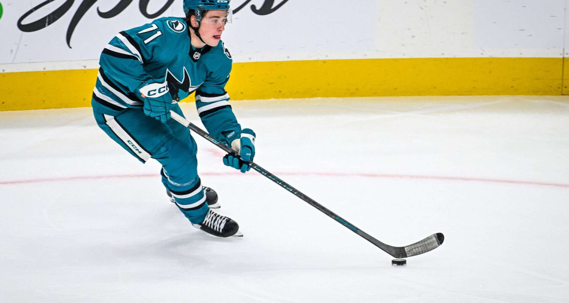 San Jose Sharks forward Macklin Celebrini