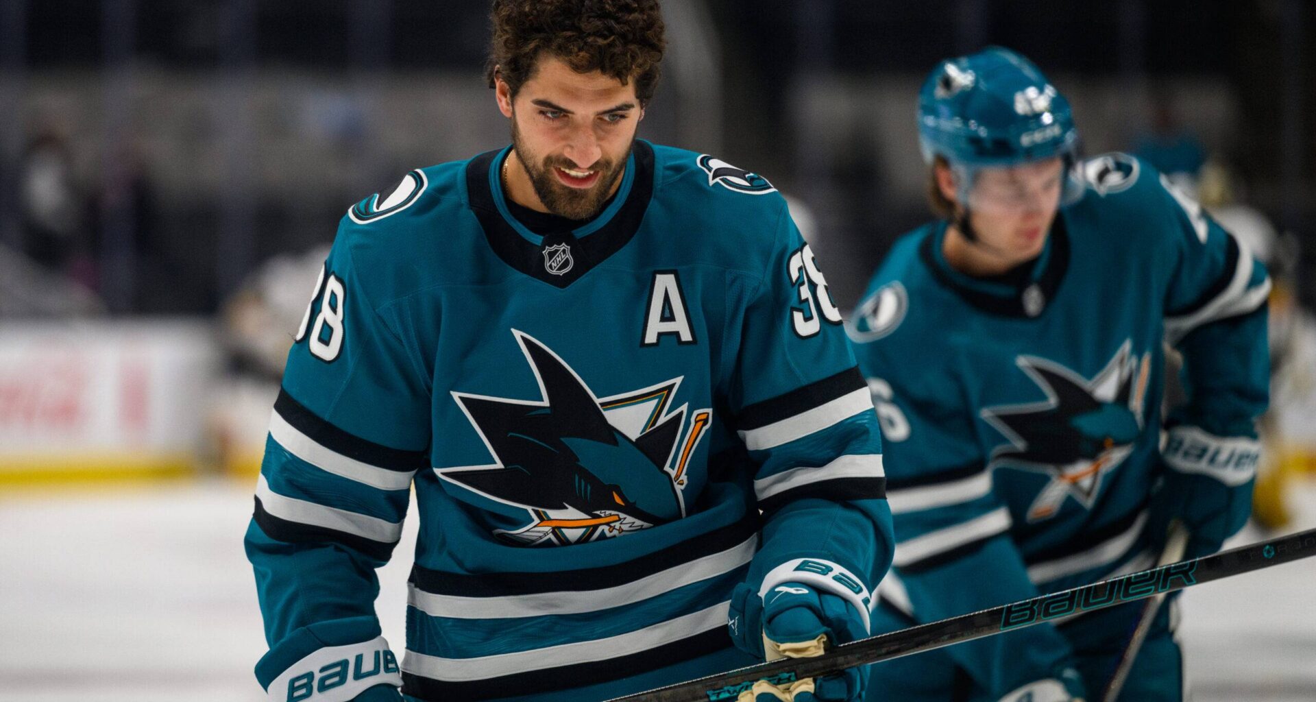 San Jose Sharks defenseman Mario Ferraro