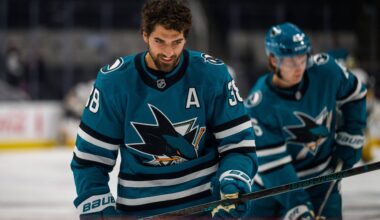 San Jose Sharks defenseman Mario Ferraro