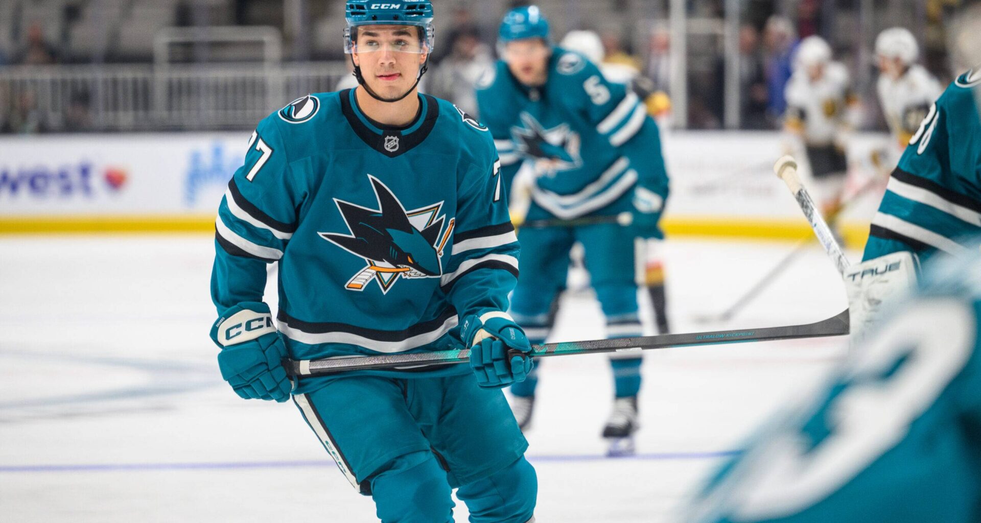 San Jose Sharks forward Michael Misa