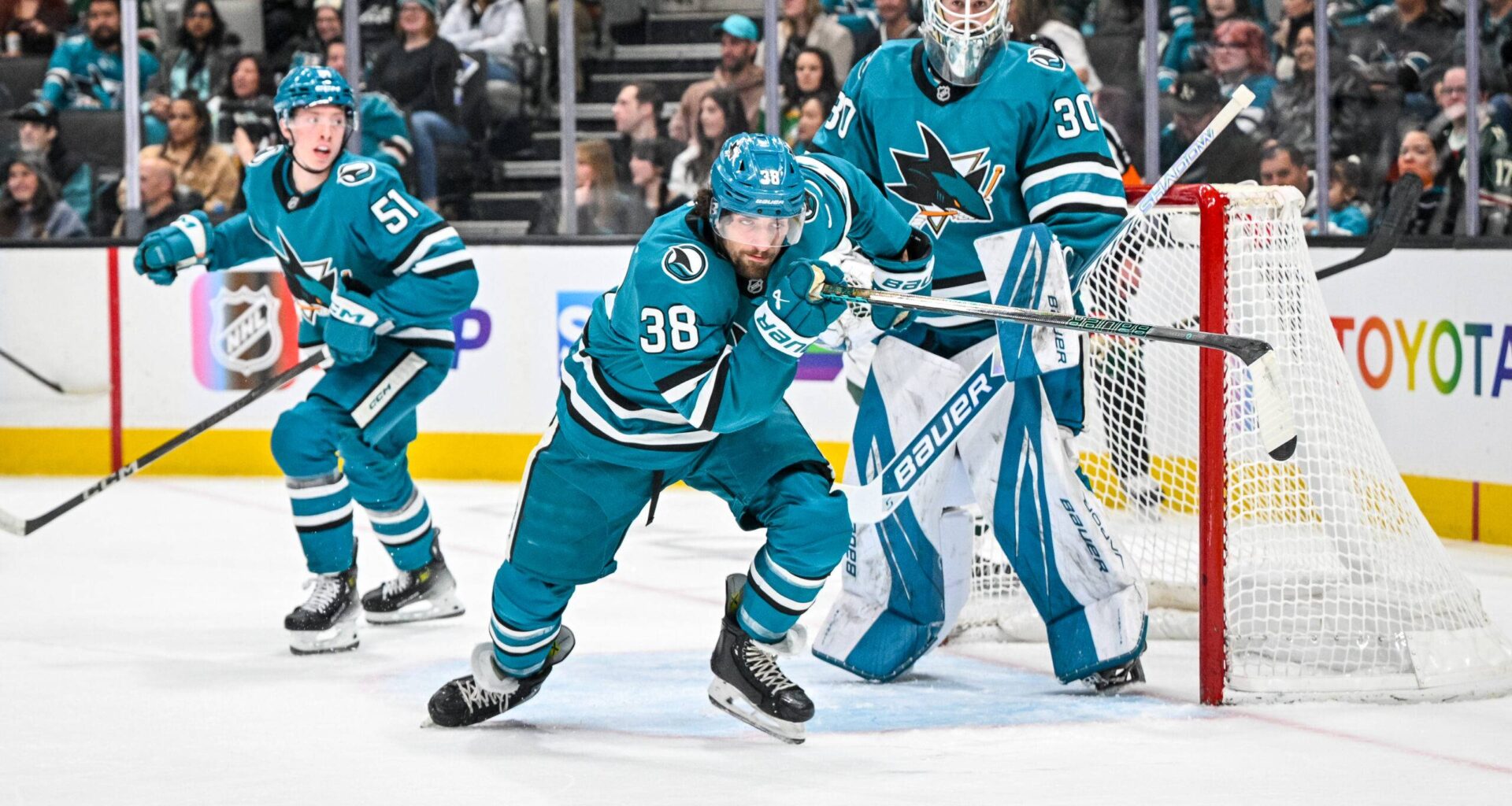 San Jose Sharks defenseman Mario Ferraro