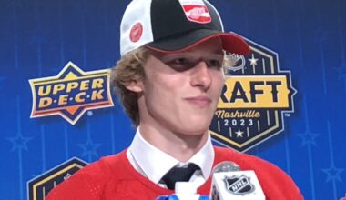 Brady Cleveland, red wings