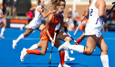 Field Hockey: No. 3 Hoos down No. 13 Eagles in ACC opener, 2-0 : Jerry Ratcliffe