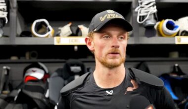 Golden Knights’ Eichel on Contract Talks & Playing With Marner