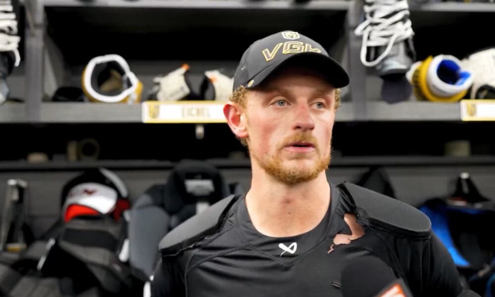 Golden Knights’ Eichel on Contract Talks & Playing With Marner