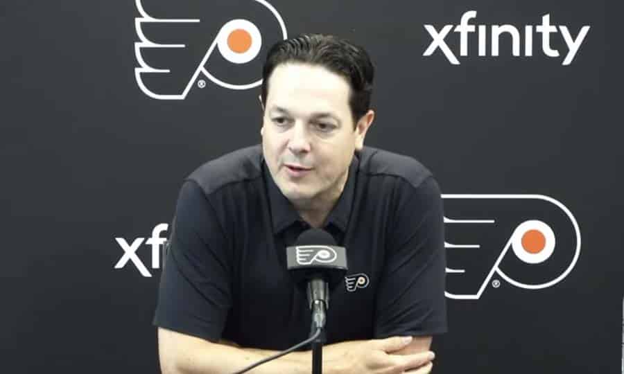 Philadelphia Flyers GM Danny Briere