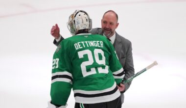 Pete DeBoer opens up on benching of Stars’ Jake Oettinger for first time since being fired