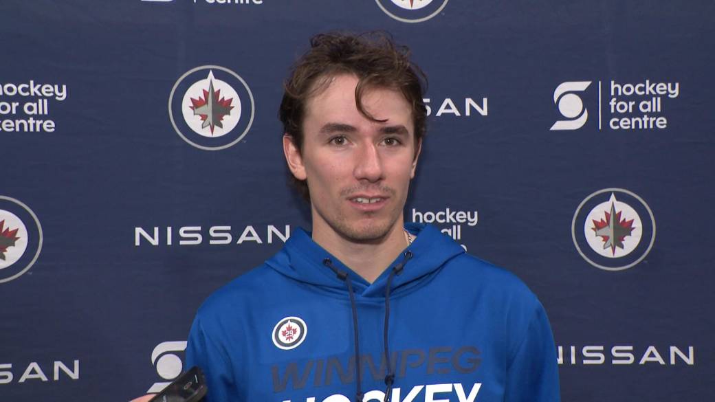 Click to play video: 'RAW: Winnipeg Jets Brayden Yager Interview – Sept. 10'