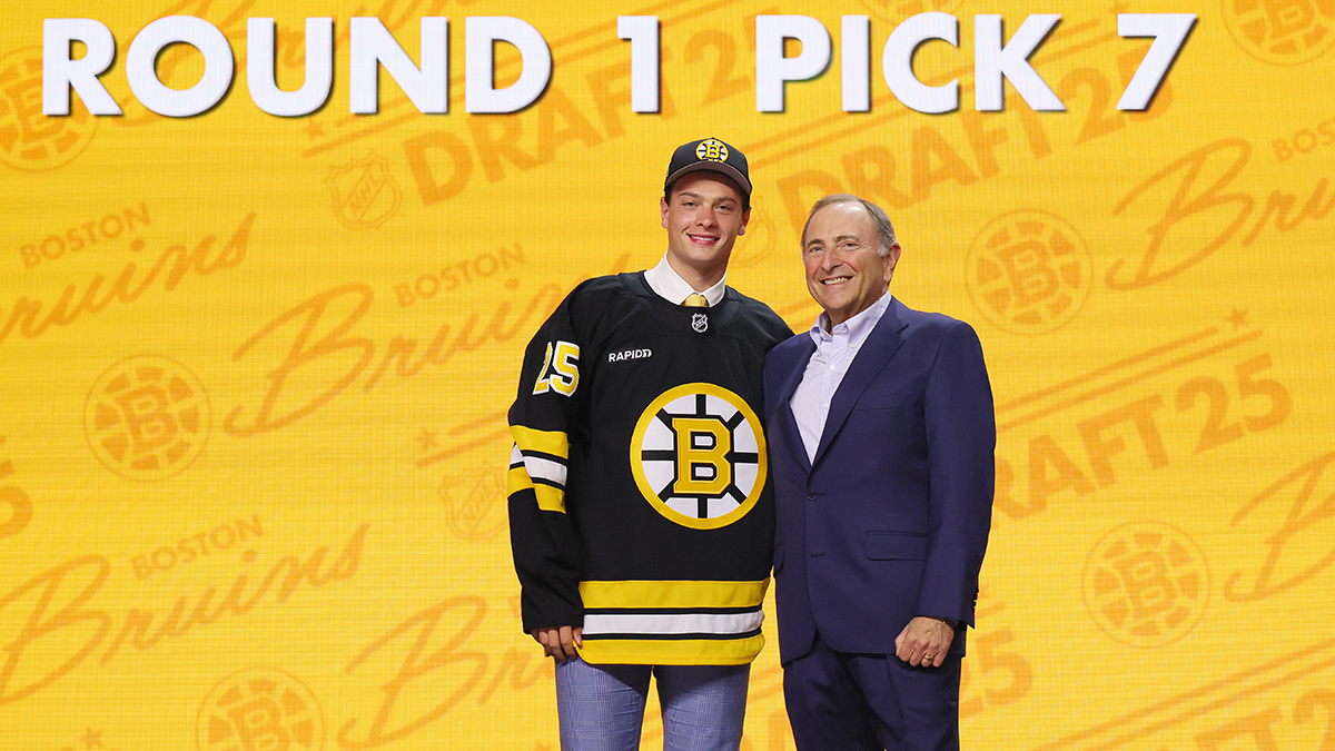 Bruins add BC star James Hagens with No. 7 pick in 2025 NHL Draft – NBC Sports Boston