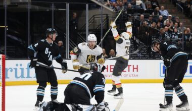 Golden Knights score late in comeback effort, defeat Utah 4-2