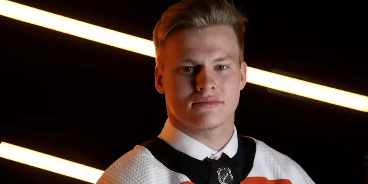 Matvei Michkov of the Philadelphia Flyers