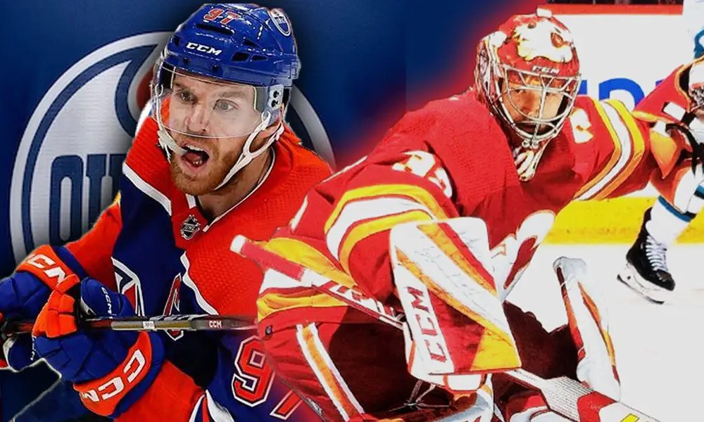 McDavid Wolf Oilers Flames