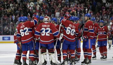 Montreal Canadiens celebrate