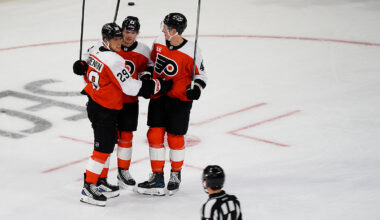 Multitude of forwards pushing for Flyers open eyes in OT rookie game win – NBC Sports Philadelphia