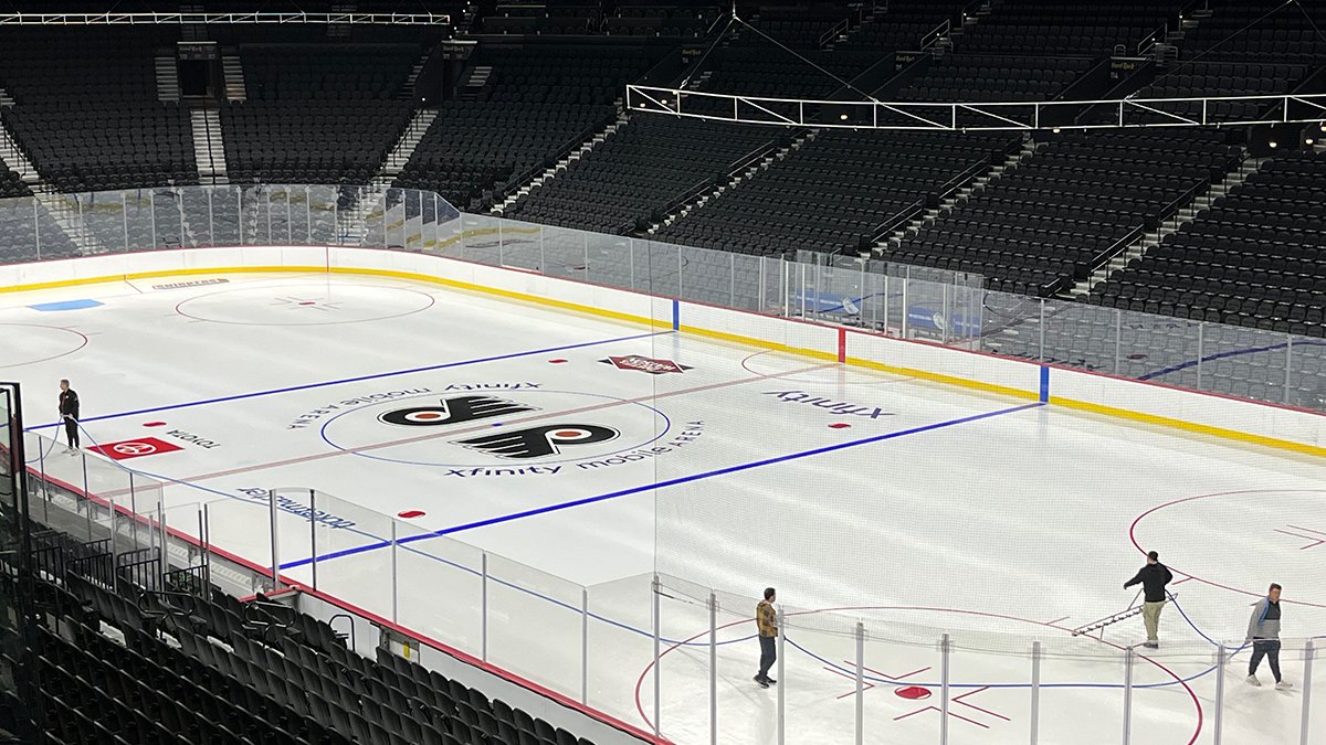 Flyers show off new ice at Xfinity Mobile Arena – NBC Sports Philadelphia