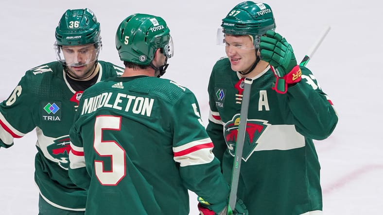 Kirill Kaprizov, Jake Middleton - Minnesota Wild