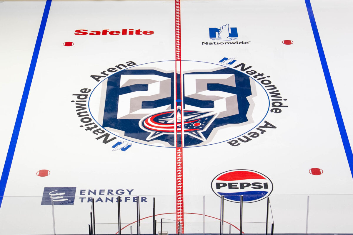 Columbus Blue Jackets, 25th Anniversary Logo