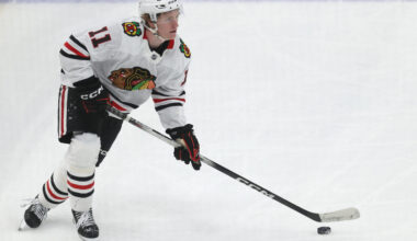 How Blackhawks' Oliver Moore Is Progressing At Training Camp - The Hockey Writers - Chicago Blackhawks