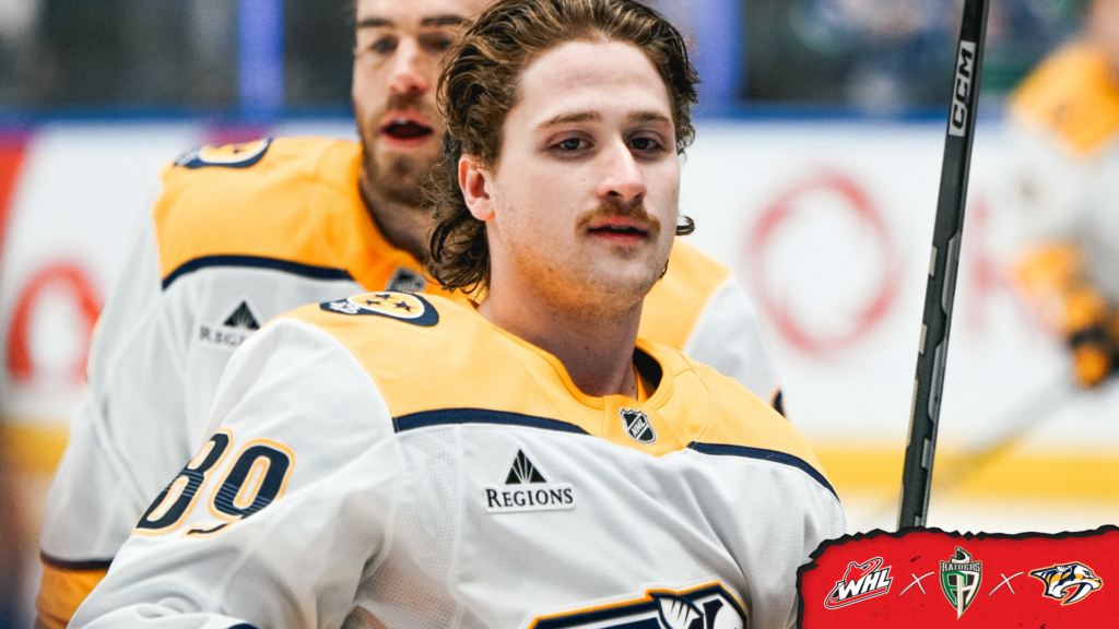 WHL Stars & NHL Debuts: WHL Champion Wiesblatt makes emotional Predators debut with family in attendance