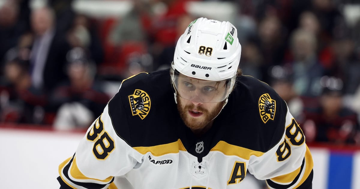 David Pastrnak skates for first time at Boston Bruins’ camp