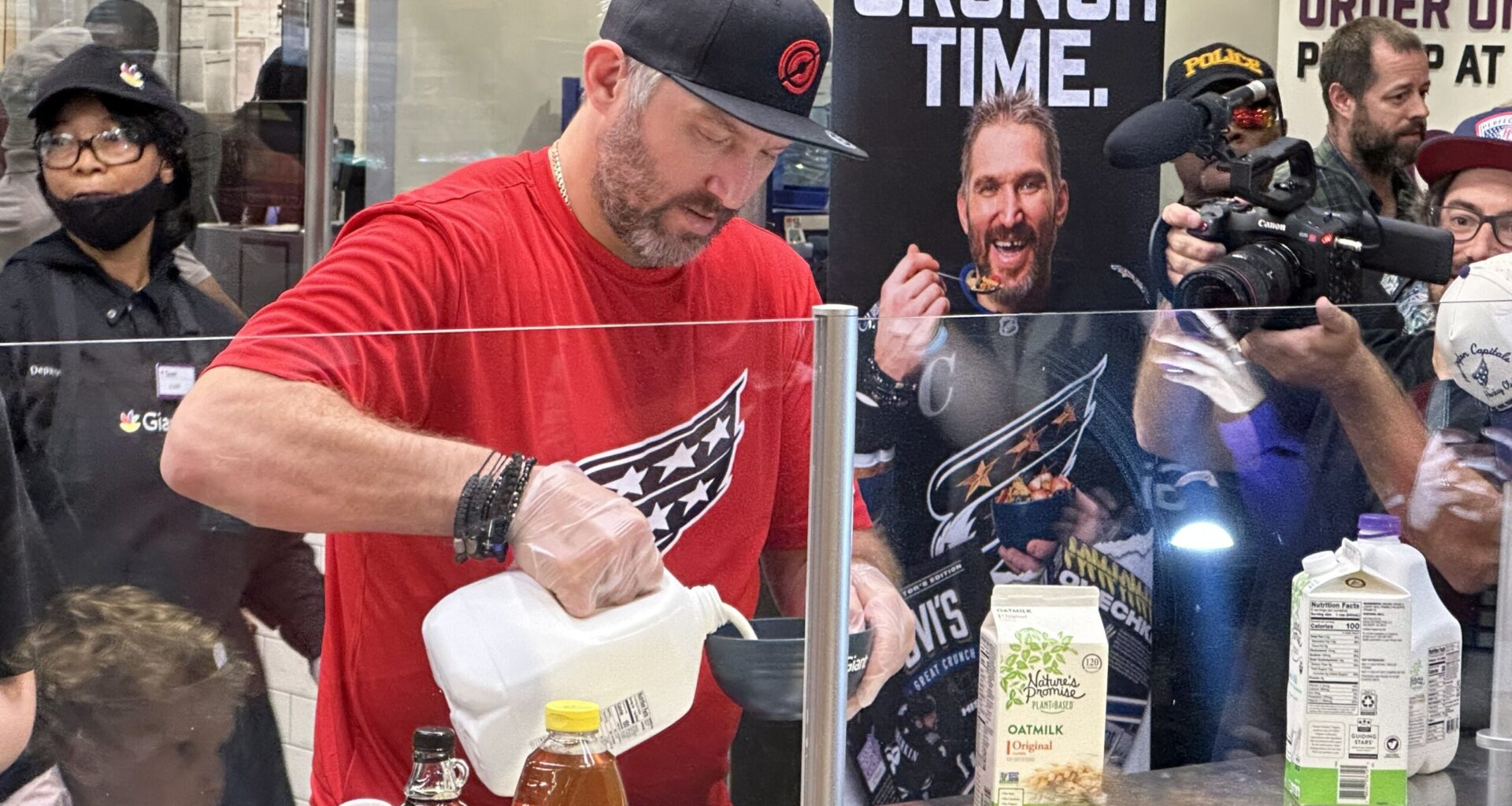 Washington Capitals’ Alex Ovechkin releases new cereal to celebrate making NHL history