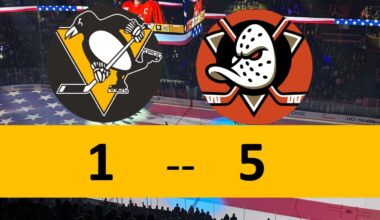 Penguins Down & Out; Waste Good Start Against Ducks