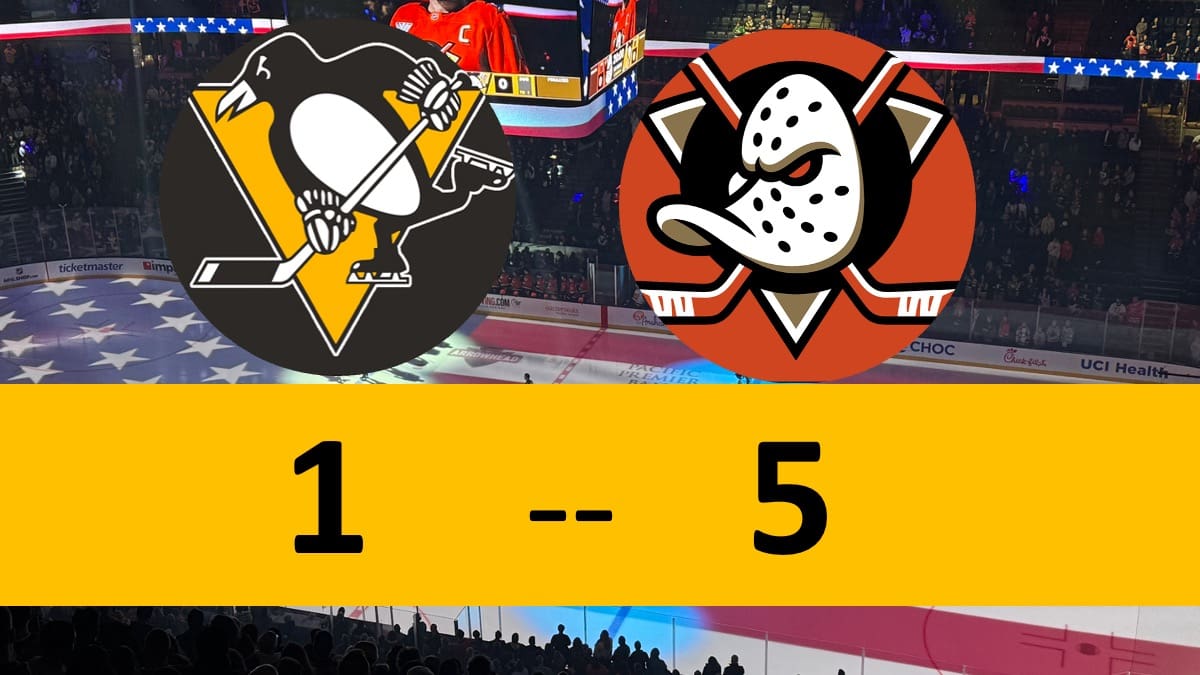 Penguins Down & Out; Waste Good Start Against Ducks