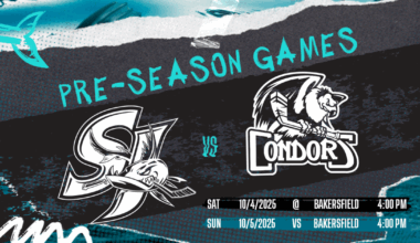 San Jose Barracuda | San Jose Barracuda Announce 2025-26 Preseason…