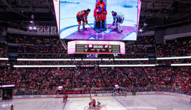 The New Jersey Devils play home games at Prudential Center in Newark.