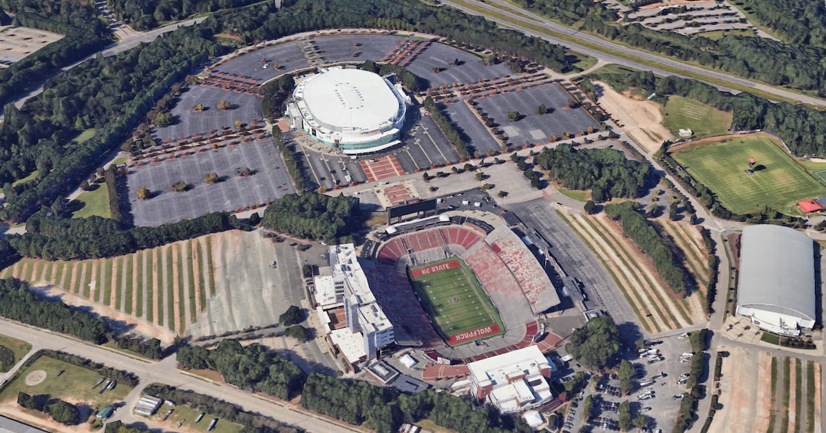 As Lenovo Center’s surroundings change, its exterior, and operators’ mindset, does, too