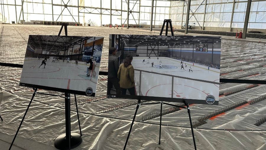 Utah Hockey Club practice facility....