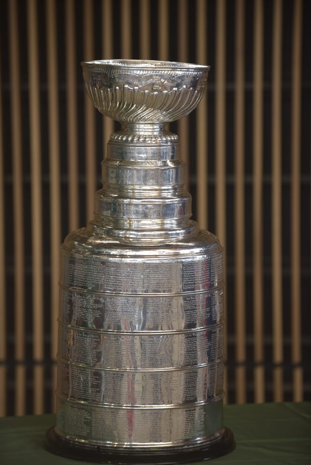 The Stanley Cup trophy was on display at Marywood University...