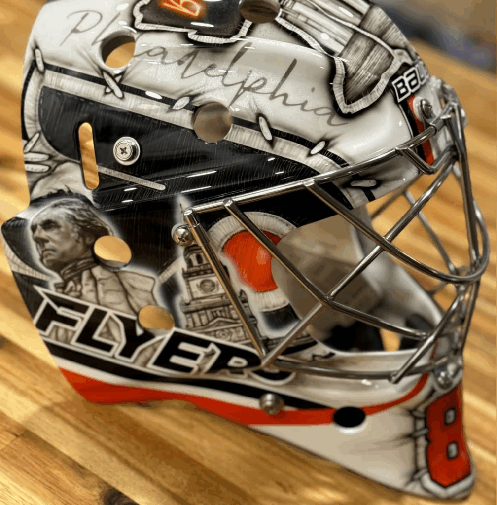 Dan Vladar will sport a new mask with the Flyers – FLYERS NITTY GRITTY