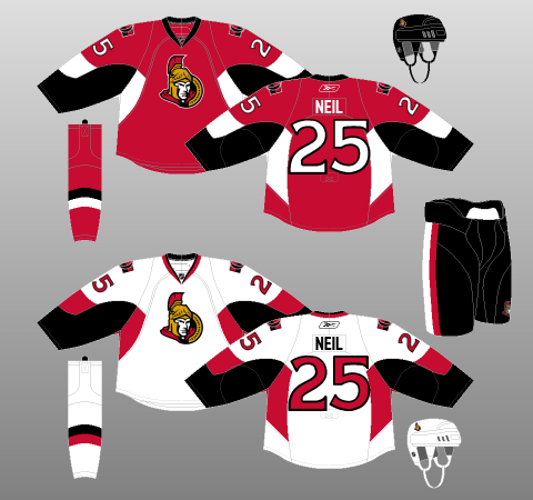 Ottawa Senators jersey 2007-08