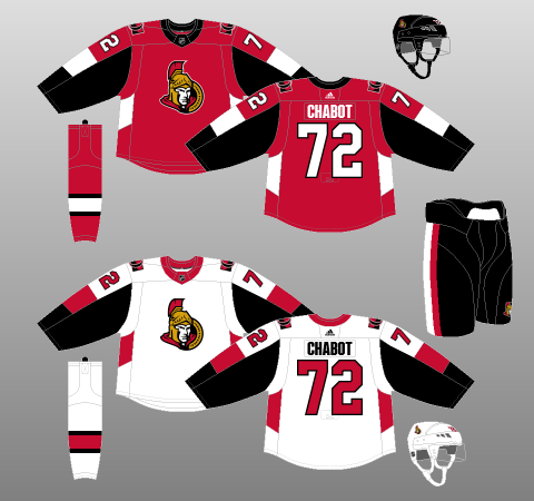 Ottawa Senators jersey 2017-18