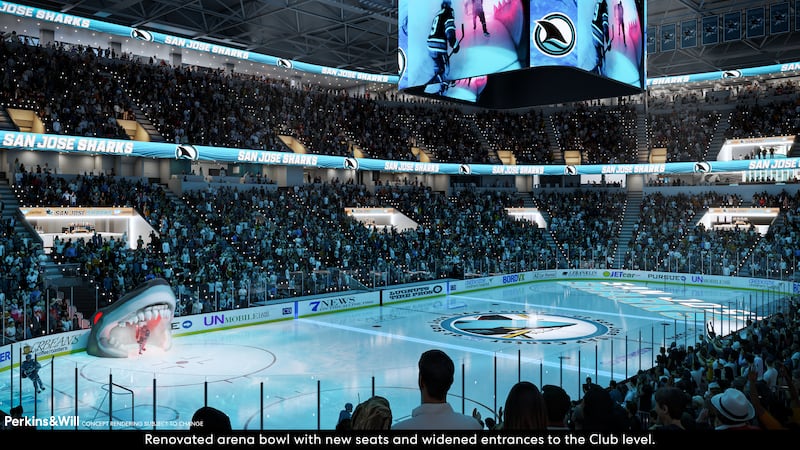 San Jose Sharks SAP Center renderings